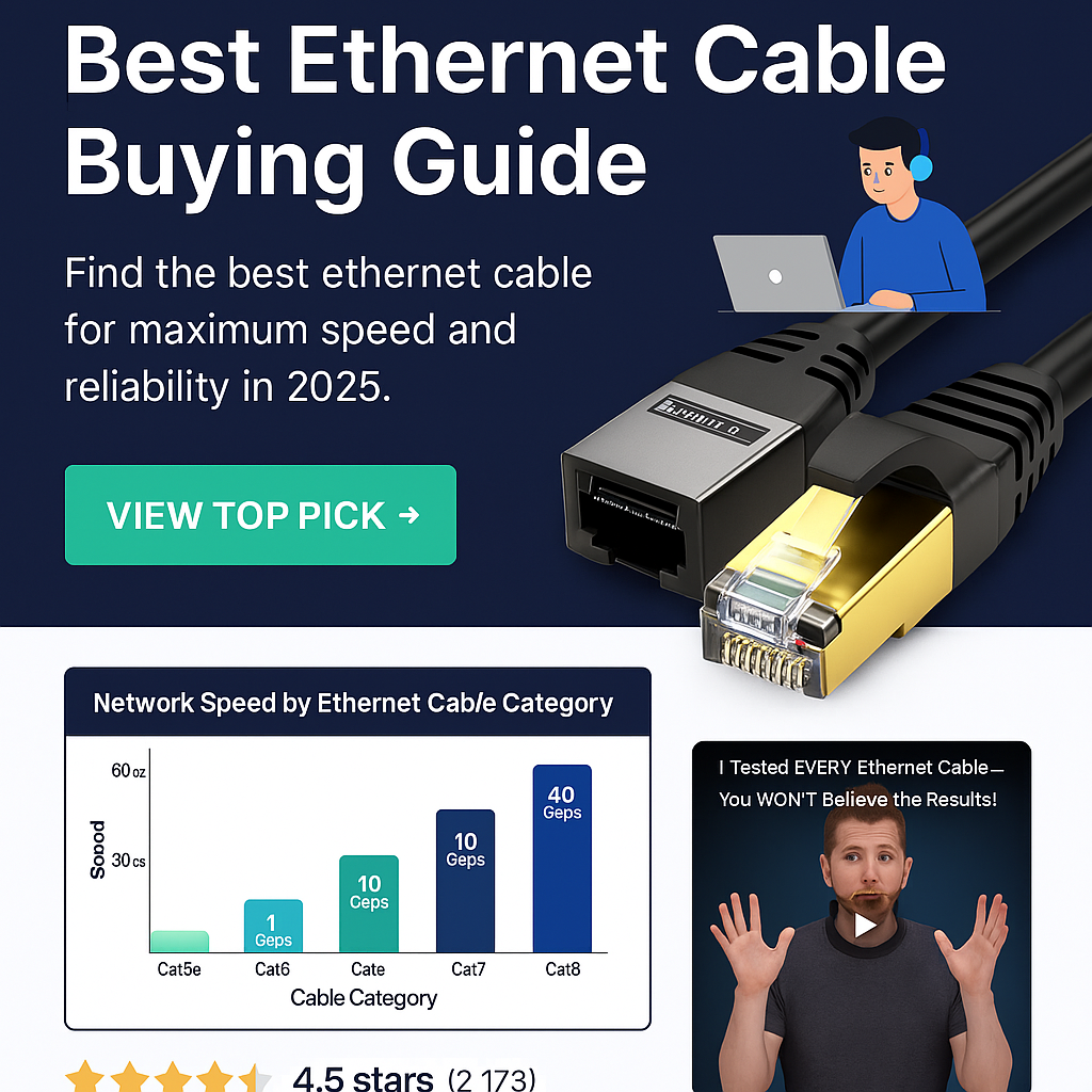 Best Ethernet Cable Buying Guide 2025: Performance, Reliability & Speed